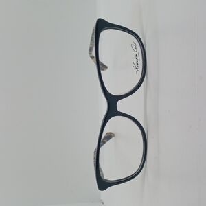 NWT MEN'S KENNETH COLE EYEGLASS FRAMES KC0212 BLACK BEIGE MARBLE